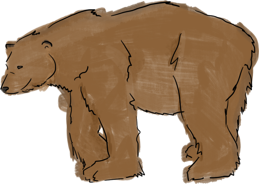 Cubs Keep On Growing And They Love To Play - Grizzly Bear (865x617), Png Download