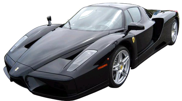 Black Ferrari Png Free Download - Portable Network Graphics (600x600), Png Download
