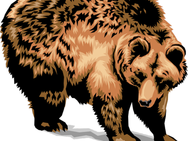 Grizzly Bear Clipart - Oso (640x480), Png Download