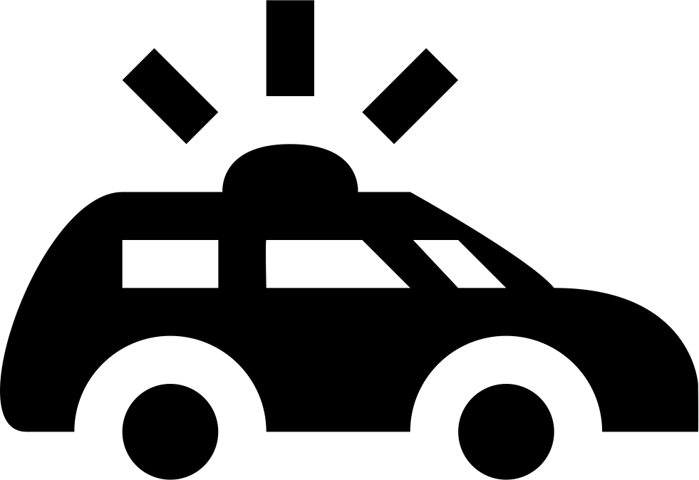 Police Car - - Car (981x674), Png Download