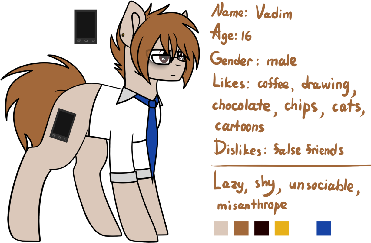 Despotshy, Brown Eyes, Brown Mane, Clothes, Earth Pony, - Pony (1280x845), Png Download