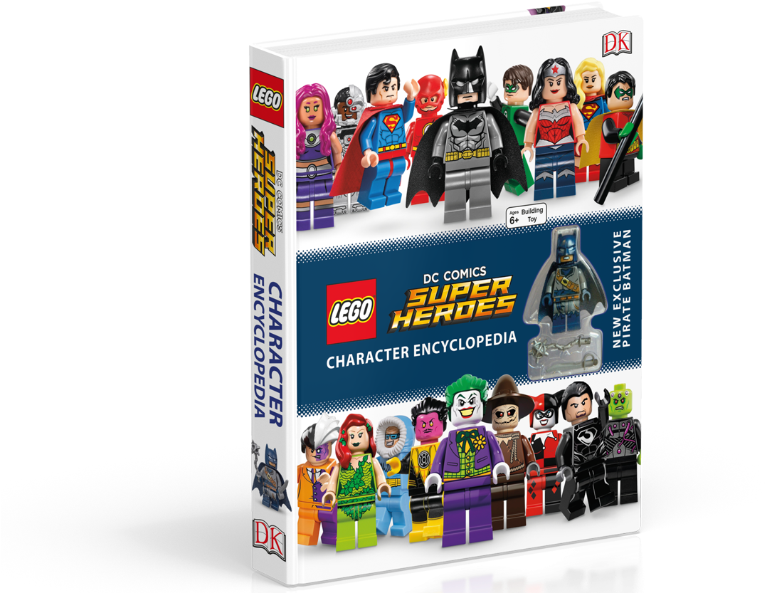 Superman Lego Png Graphic Royalty Free Library - Lego Dc Comics Super Heroes Character Encyclopedia (1488x838), Png Download