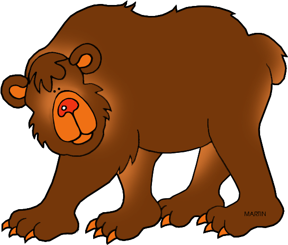 Grizzly Bear - California State Animal Gif (648x535), Png Download