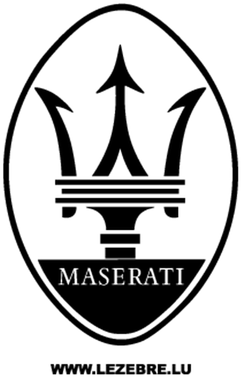 Maserati Logo Decal - Maserati Logo Transparent Background (800x800), Png Download