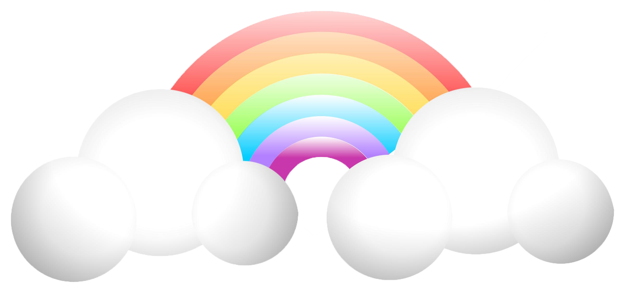 Rainbow (2400x1126), Png Download