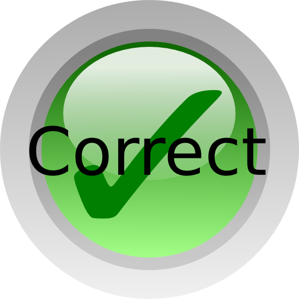 Correct Mark Png Clip Art (600x600), Png Download