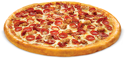 Pepperoni Pizza Png Clipart - Pepperoni Pizza Transparent Background (430x300), Png Download
