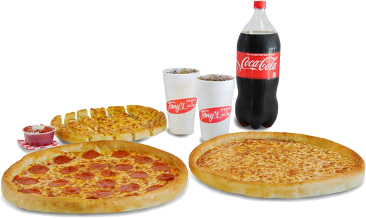 Pizza-coke - Pizza (528x315), Png Download