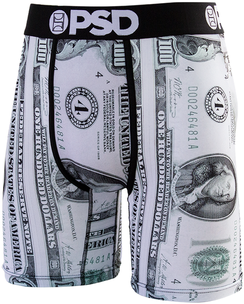 Hundred Dollar Bills Boxer Briefs - Psd Underwear (500x618), Png Download
