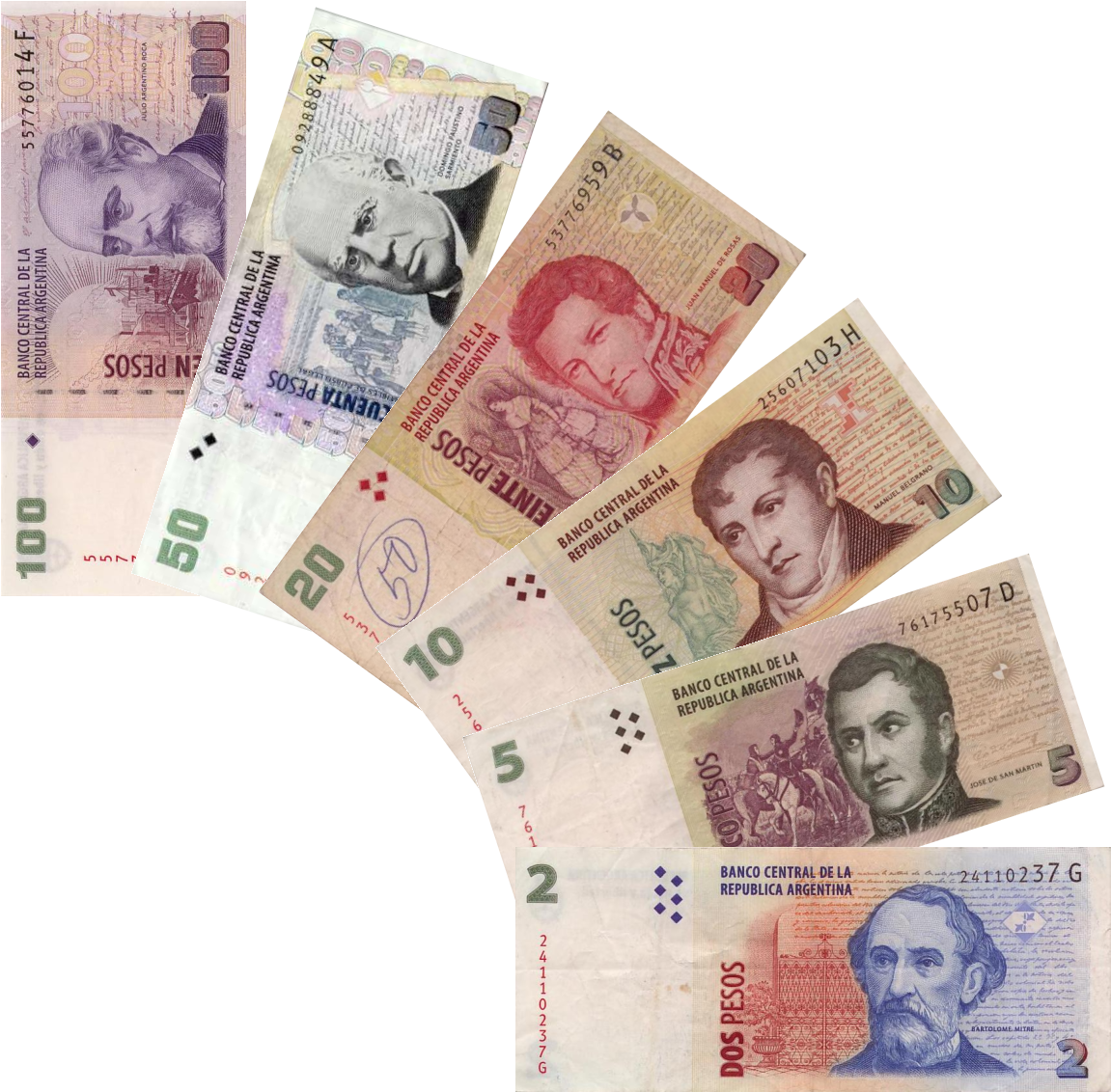 Of Currency In Circulation In Argentina Is Just Over - Argentina Currency (1172x1152), Png Download