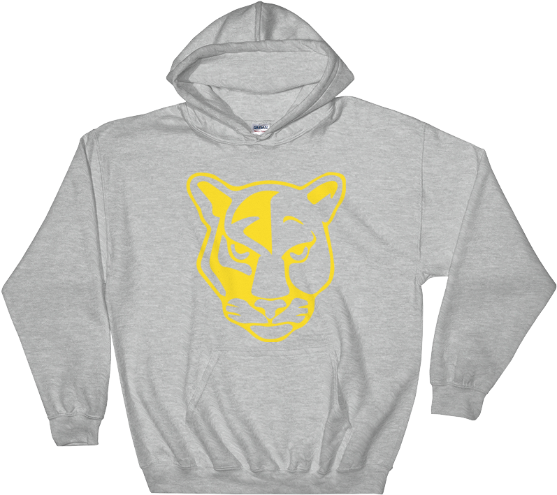 Panther Hoodie Front Logo (1000x1000), Png Download