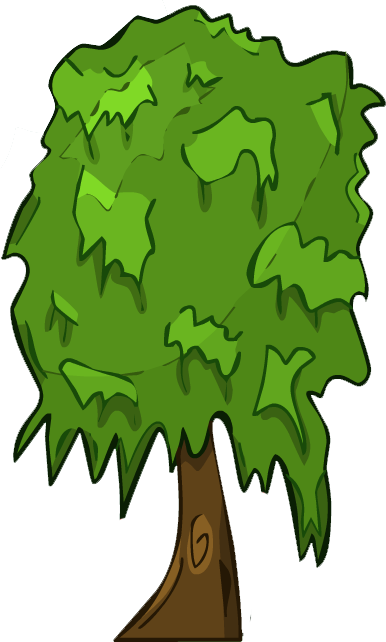 Weeping Willow Medium - Wiki (386x642), Png Download