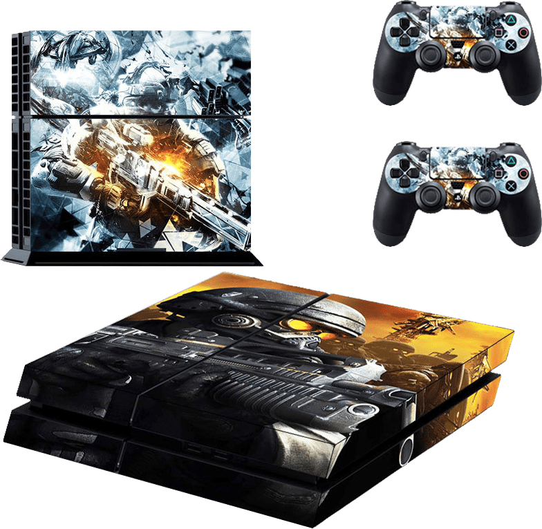 Ps4 Skin Killzone Shadow Fall Type 2 Ps4 (784x765), Png Download