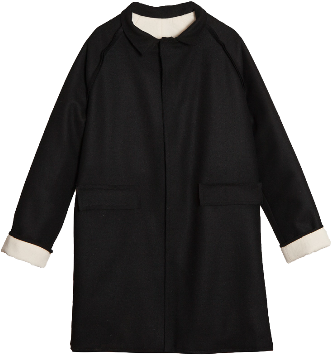 Little Creative Factory Straight Coal Coat (960x720), Png Download