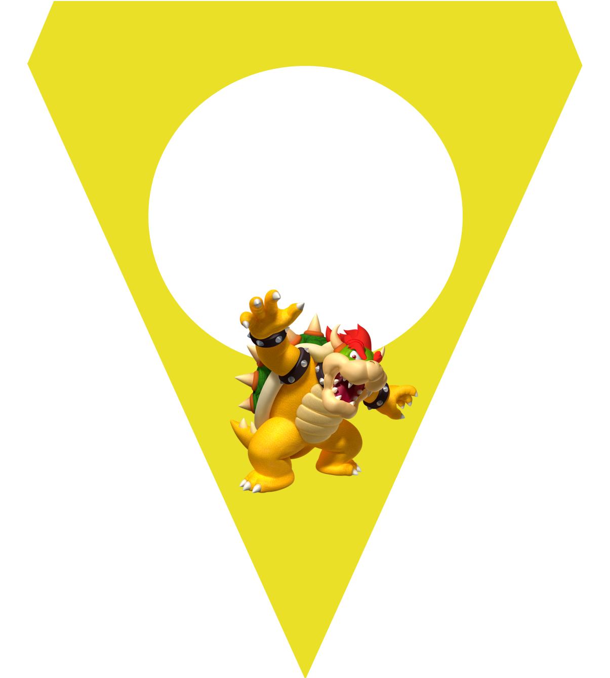 Supermario Vlaggen Bowser (1205x1339), Png Download