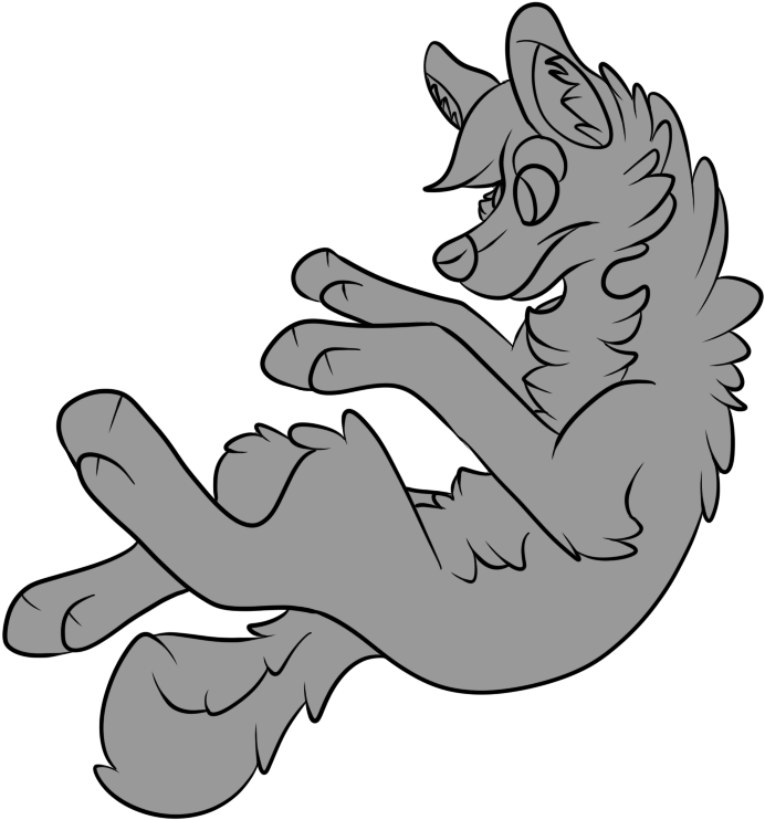 Wolf Clipart Base (786x830), Png Download