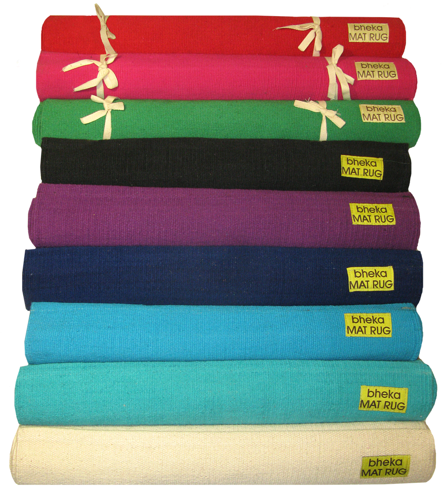 Solid Cotton Yoga Mat Rug (893x1000), Png Download