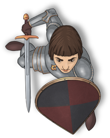 129136 Female Warrior (560x560), Png Download