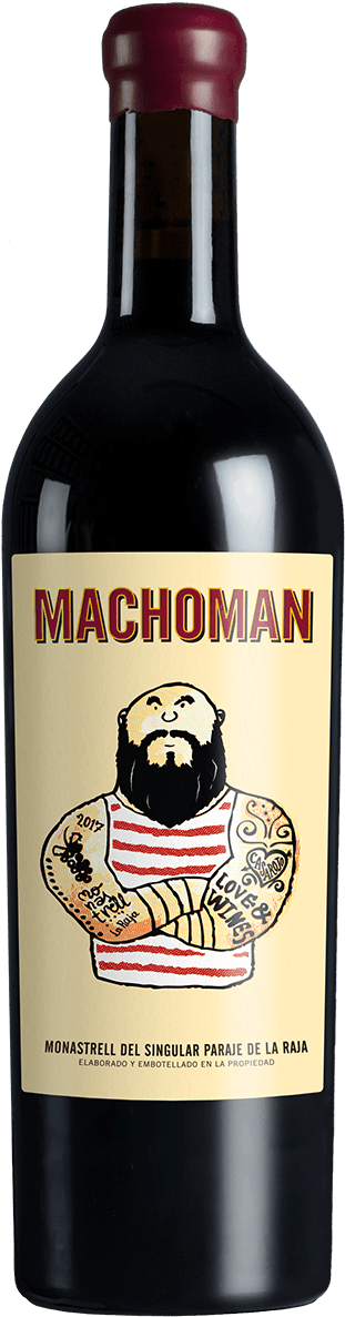 Macho Man Monastrell Jumilla Do 2017 Casa Rojo (405x1200), Png Download