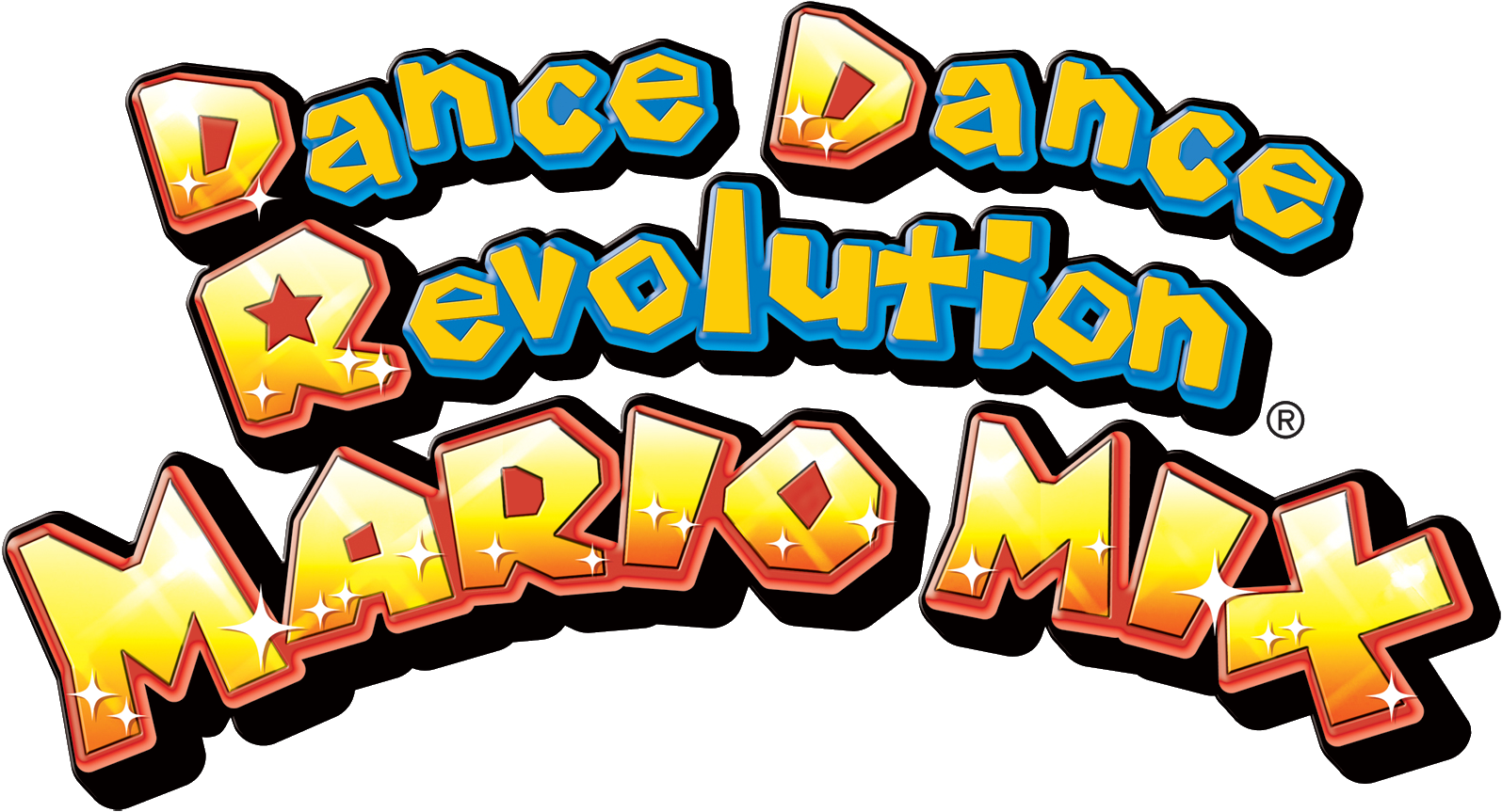 Ddr Mario Mix Logo (1595x863), Png Download
