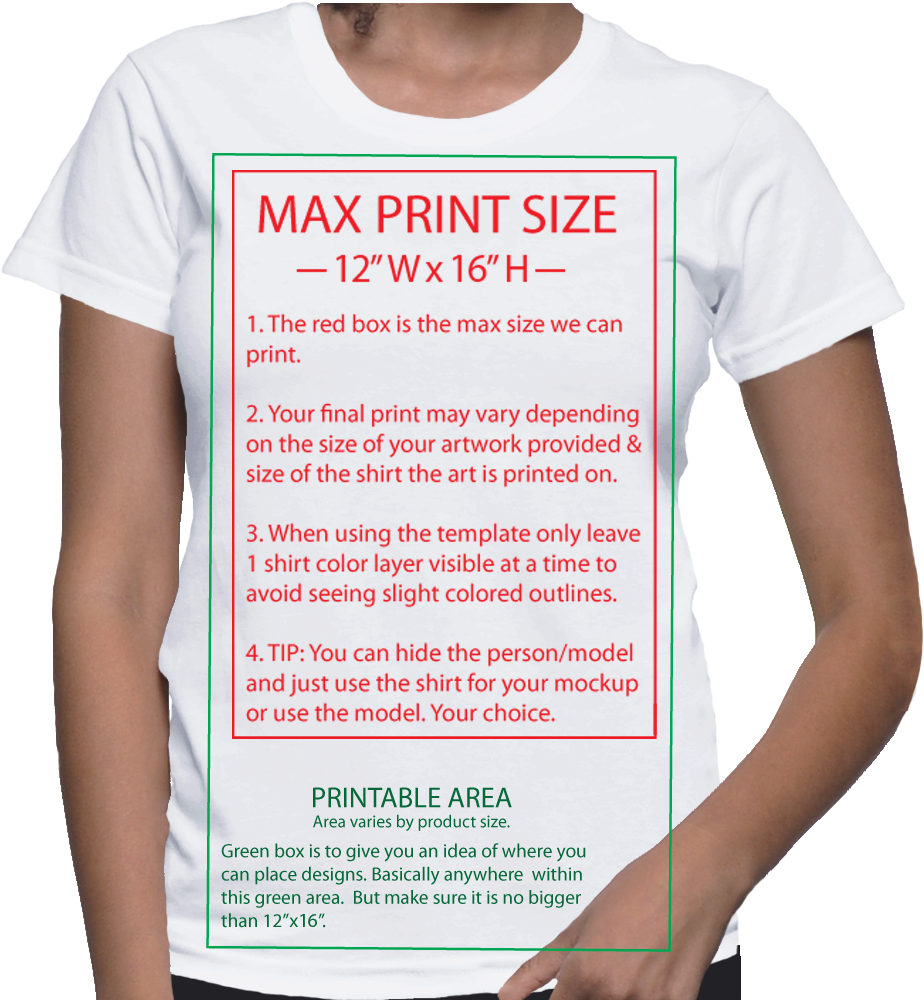 Print T Shirts Ladies (1000x1000), Png Download