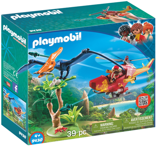 Adventure Copter With Pterodactyl (700x490), Png Download