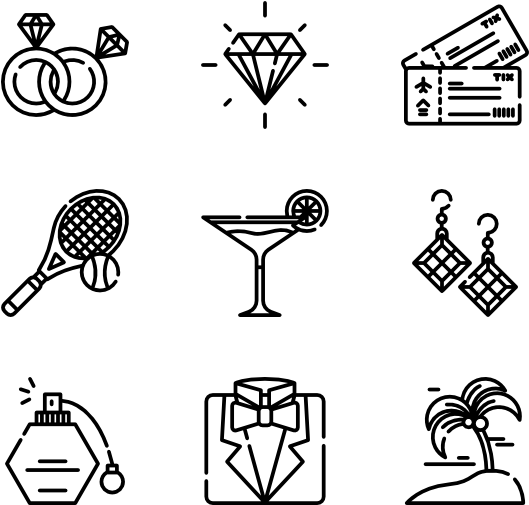 Luxury (600x564), Png Download