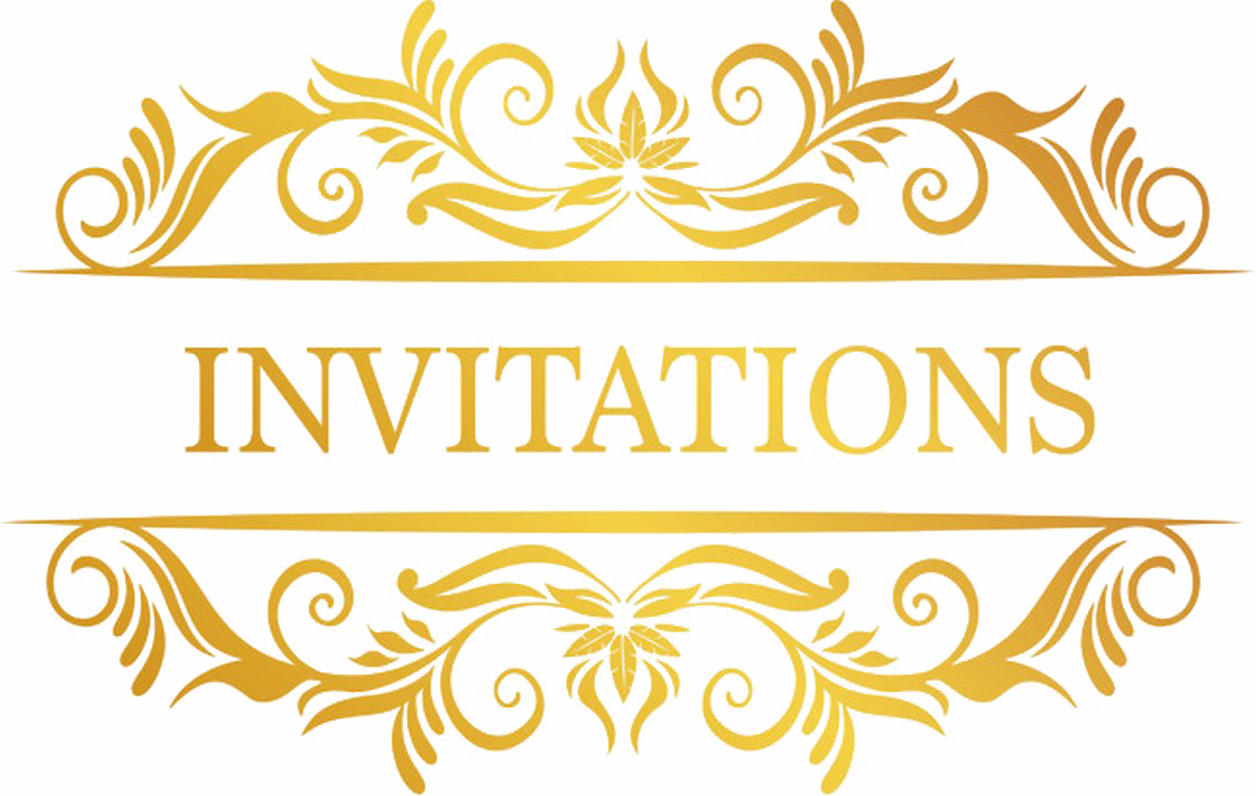 Invitation Png File (1136x720), Png Download