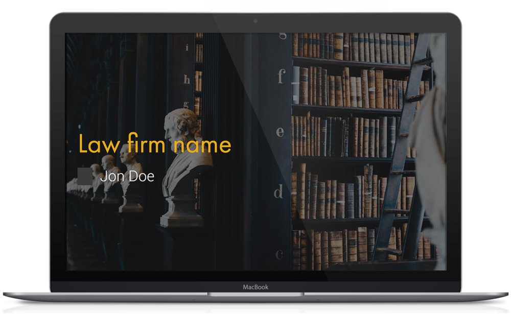 Law Firm Template (1000x615), Png Download