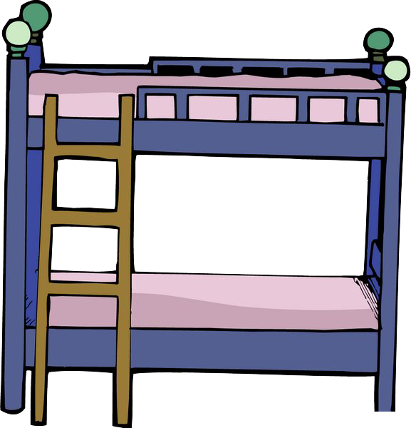 Cartoon Bed Png (577x600), Png Download