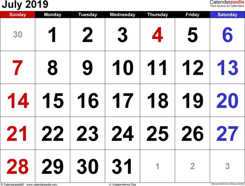 2019 Calendar Png Picture (800x608), Png Download