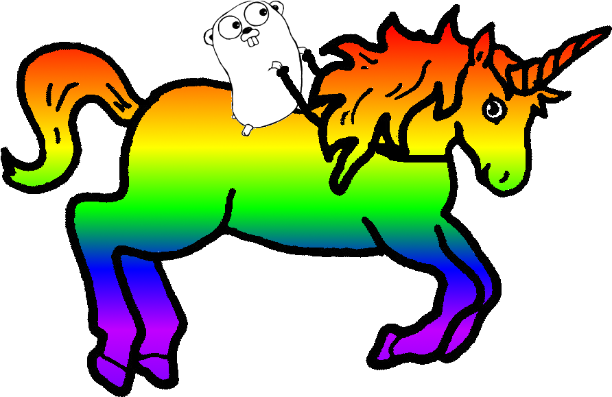 Gordon Unicorn Rainbows (900x582), Png Download