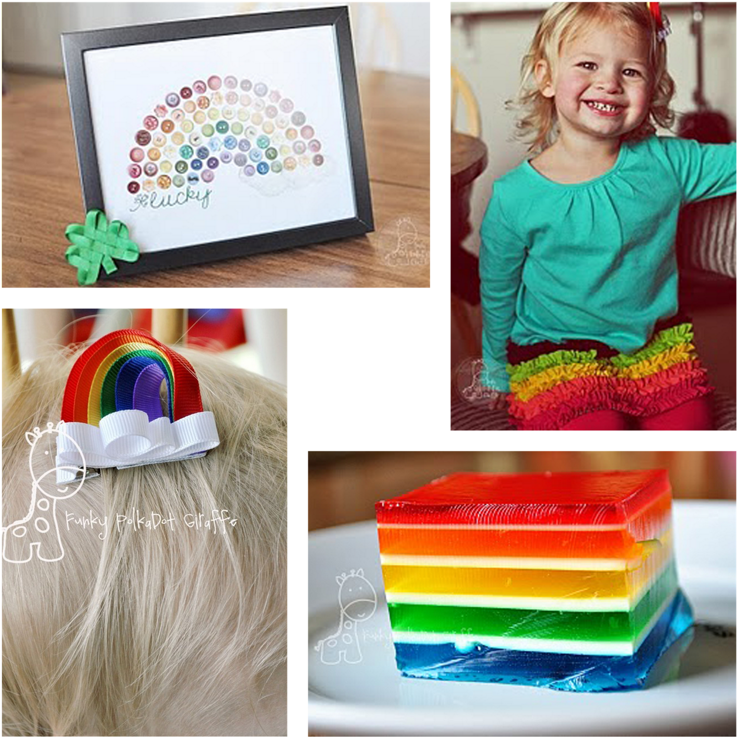 Rainbow Jell-o Tutorial (1596x1600), Png Download