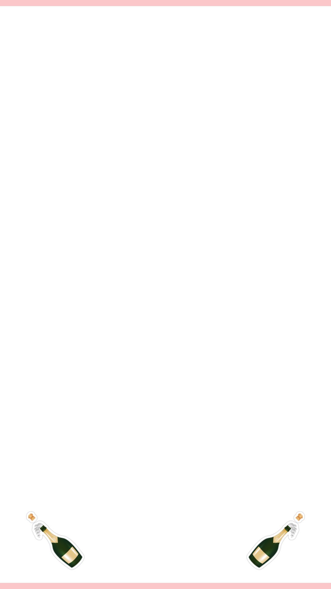 Champagne Birthday Filter Geofilter (1080x1920), Png Download