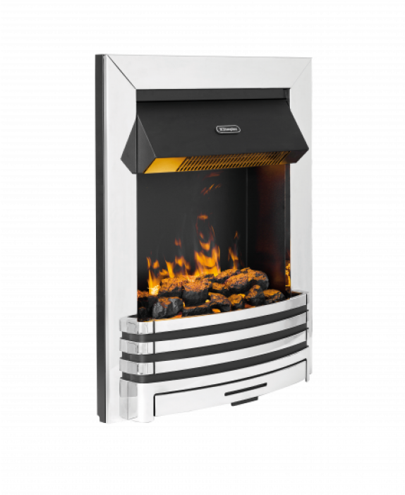 Dimplex Pnn20 Penngrove Opti-myst Chrome Electric Inset (700x700), Png Download