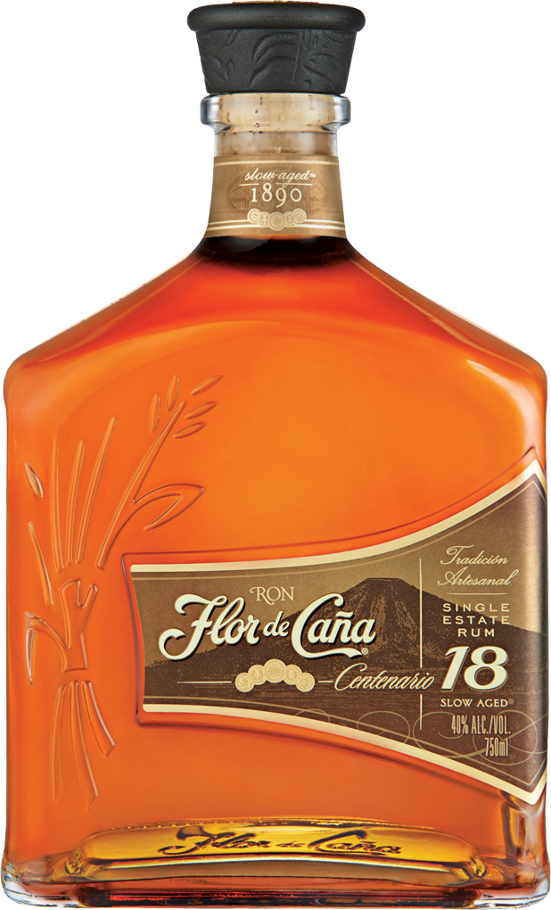 Flor De Cana Centenario Gold 18 Rum (618x1020), Png Download