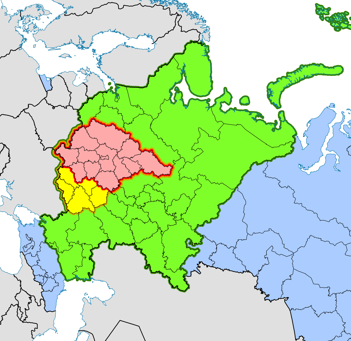 Russia Map Png (1200x1166), Png Download