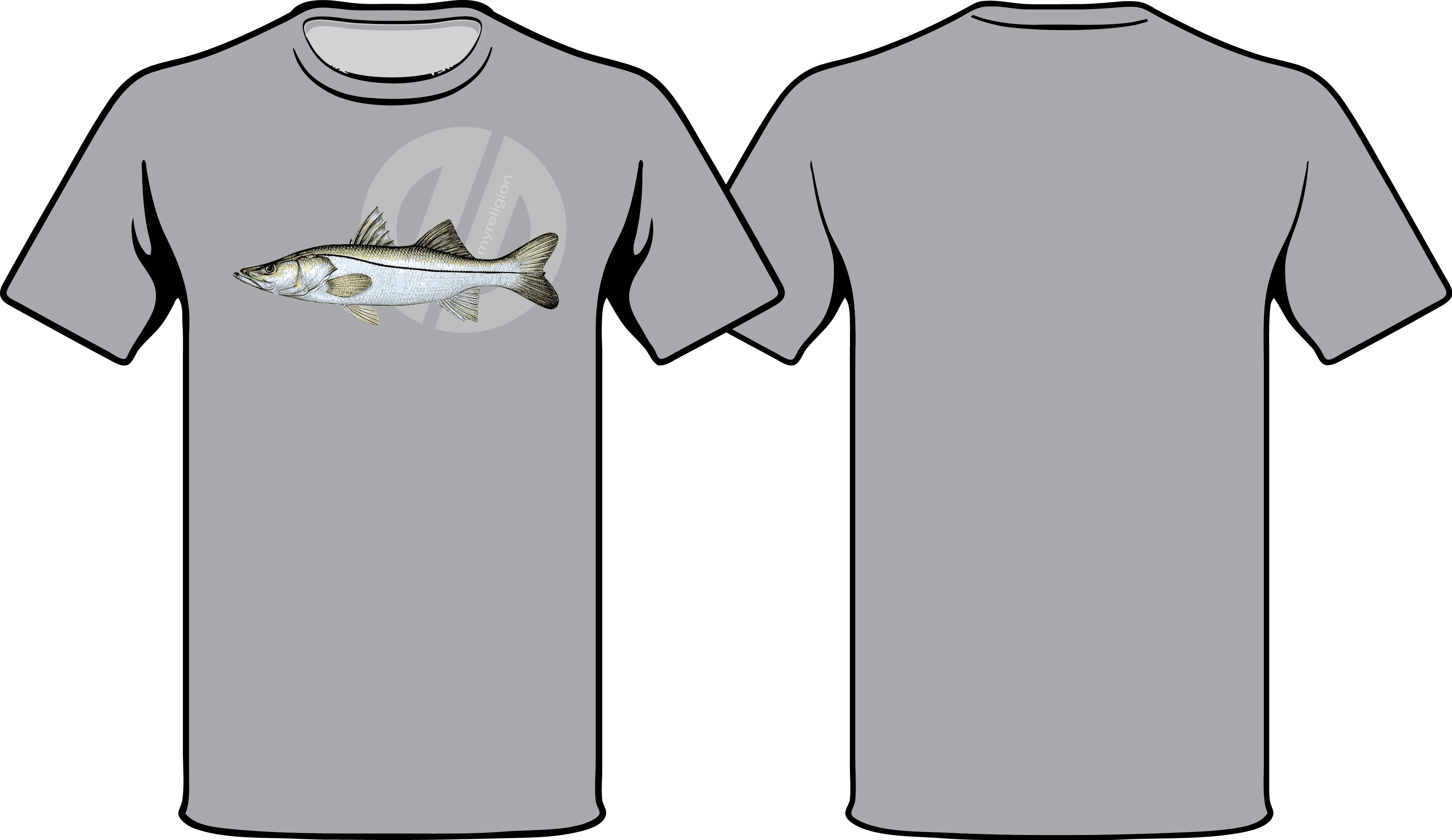 Snook 2 T (3827x2214), Png Download