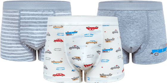 Xiaomi Shuomi Zhixing Kid's 3 Pieces Underwear Set (560x560), Png Download