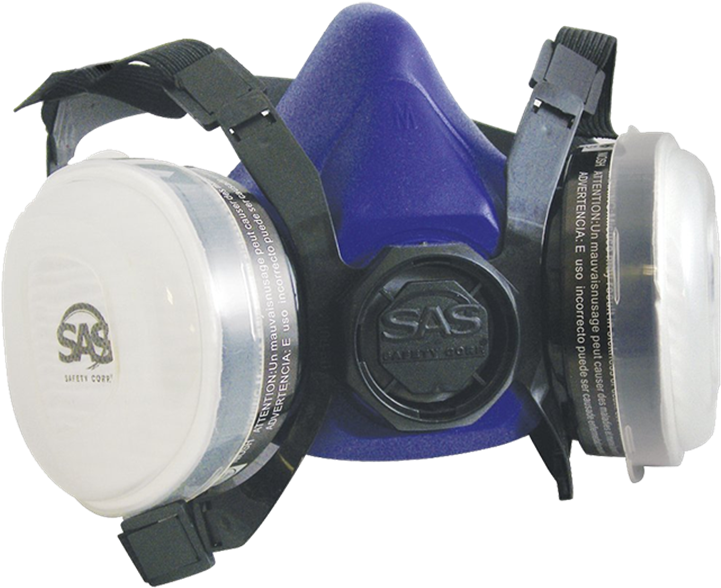Sas 8661-92 N95 Bandit Disposable Respirator Medium (720x720), Png Download