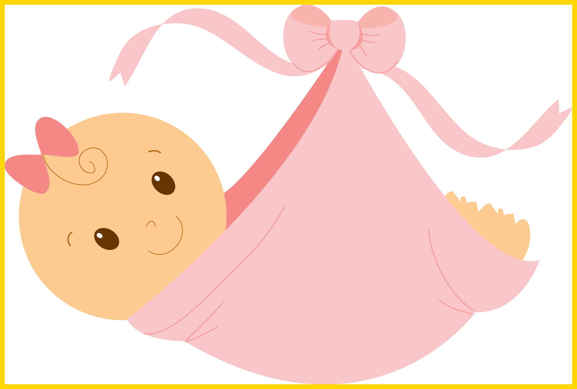 Shocking Pink Baby Dress Clipart Ideas Para El Hogar (1853x1251), Png Download