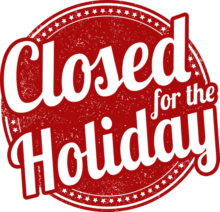 Tribal Ops Holiday Closure (770x741), Png Download