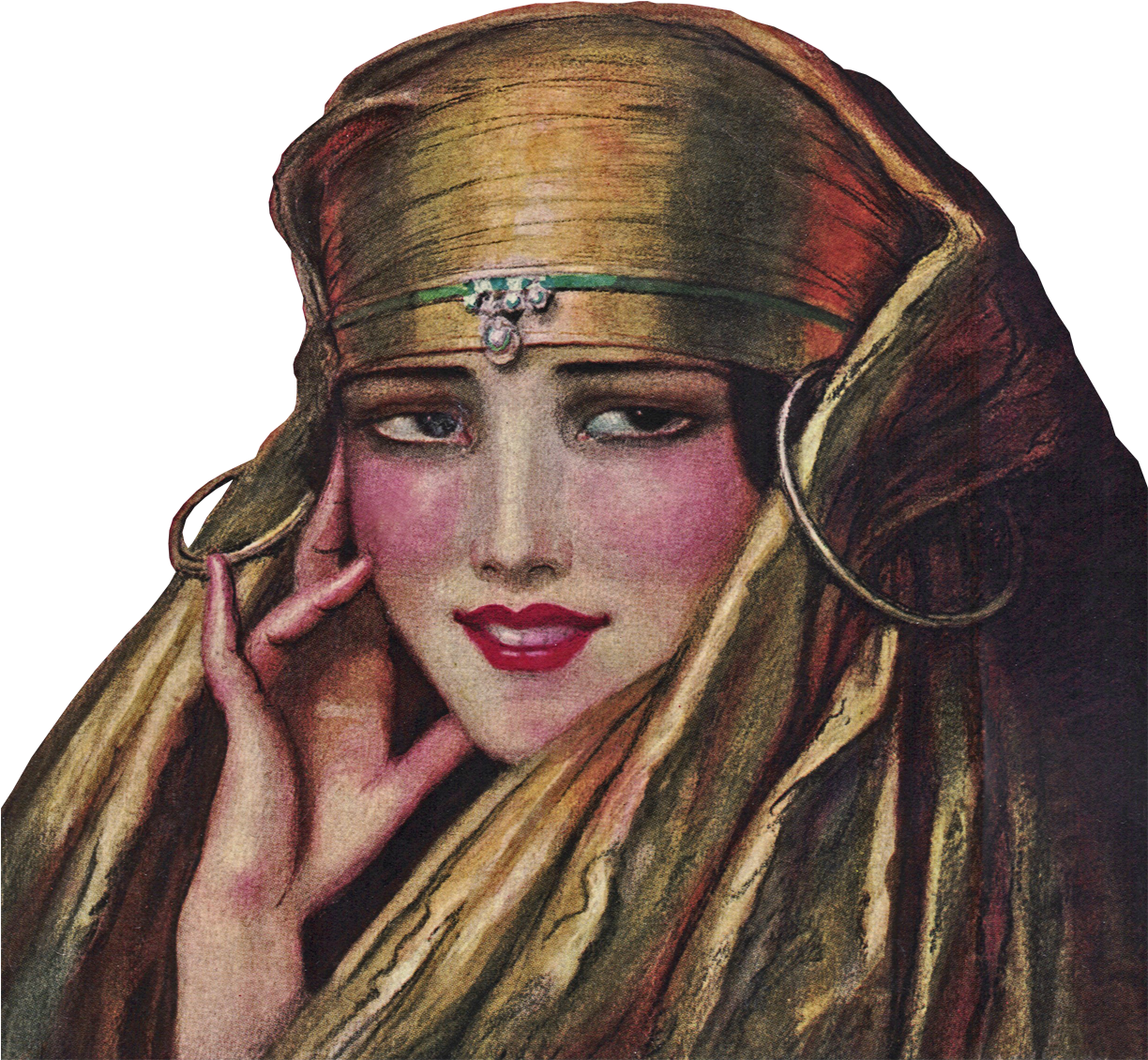 Vintage Gypsy (1223x1152), Png Download