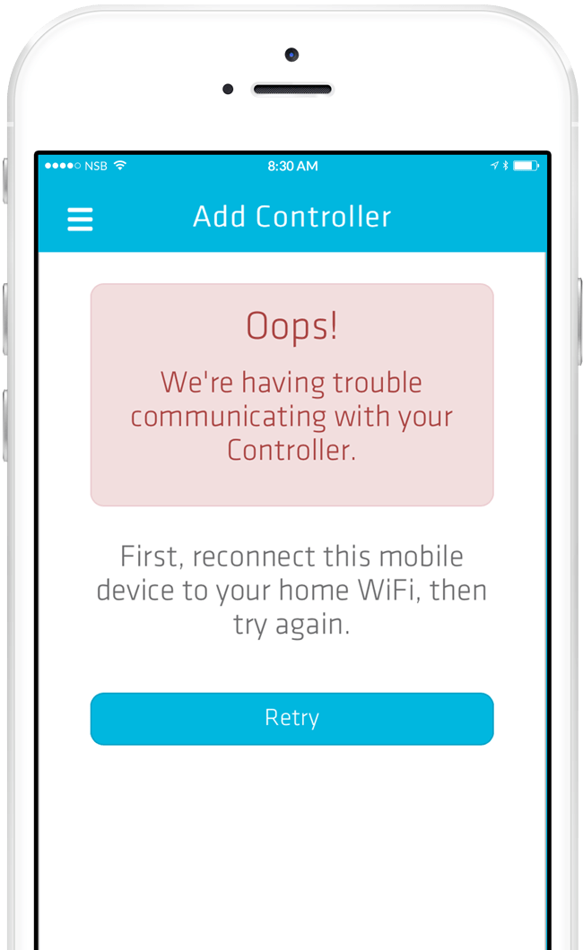 Smart Controller Error Connecting Hotspot (720x1059), Png Download
