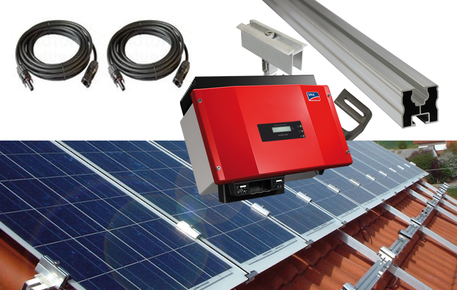 Getting Started, 1590w Solar Power Plant (1589x1007), Png Download