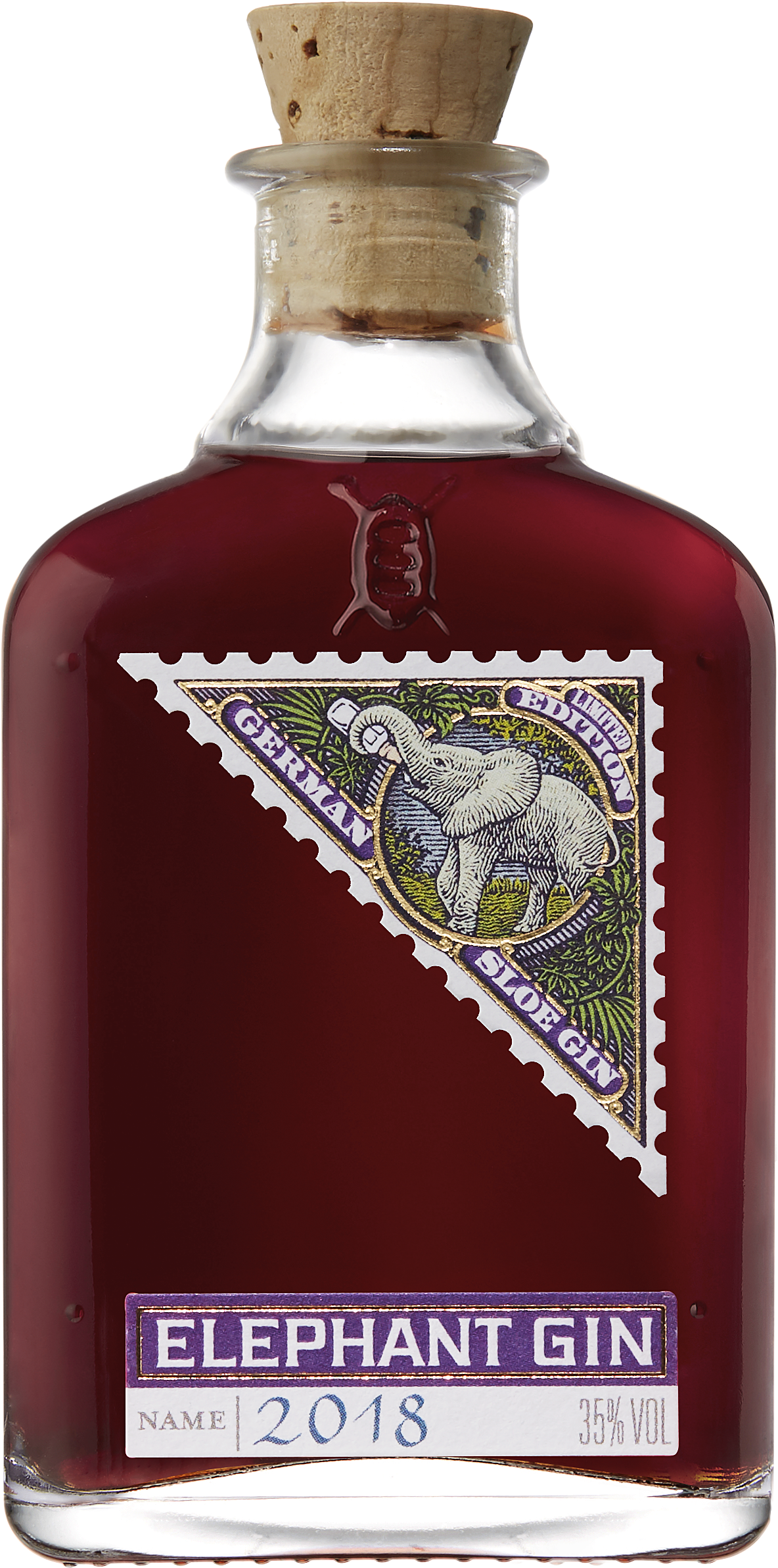 Elephant Sloe Gin Miniature (2858x2858), Png Download