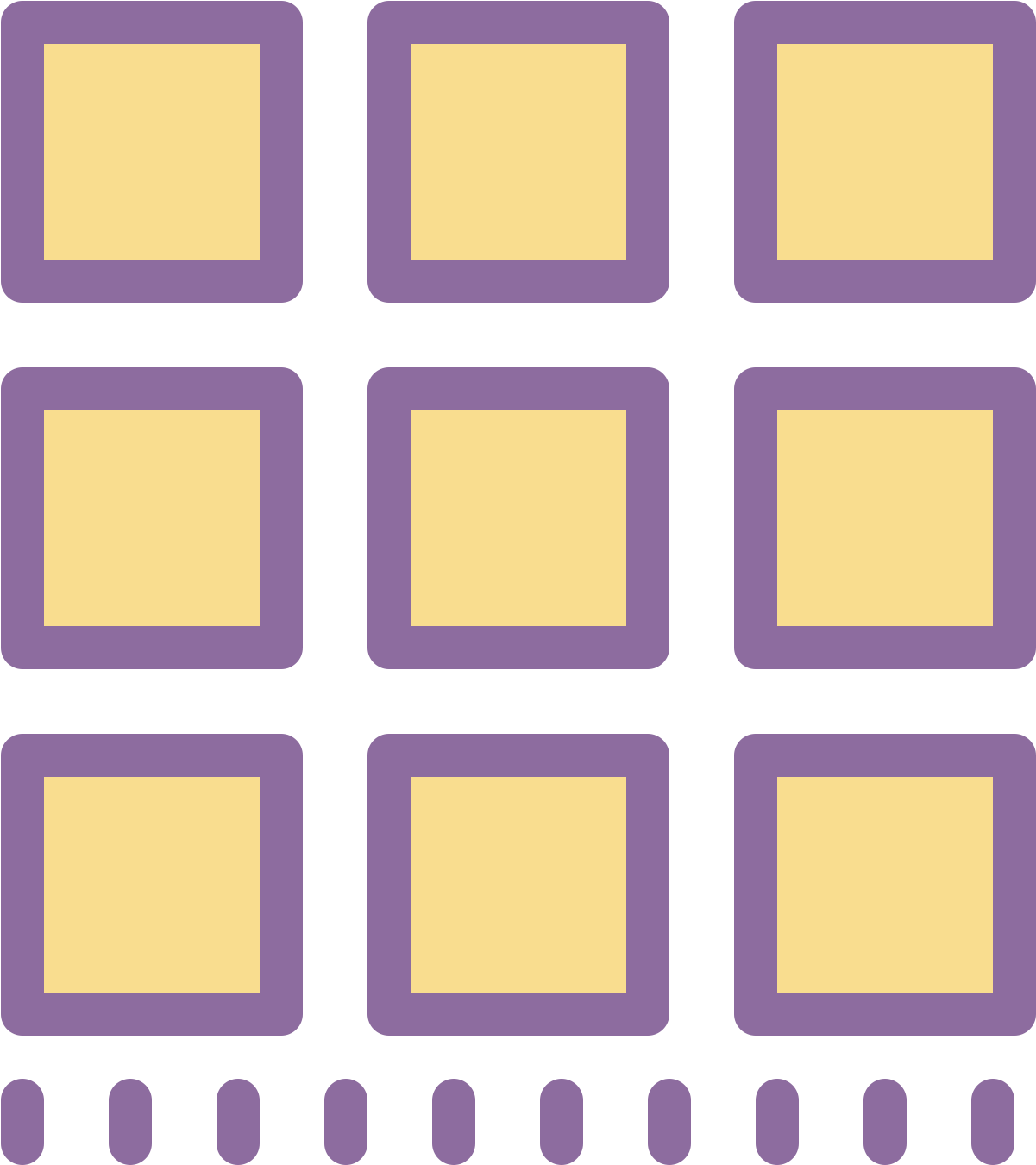 Squared Menu Icon (1600x1600), Png Download