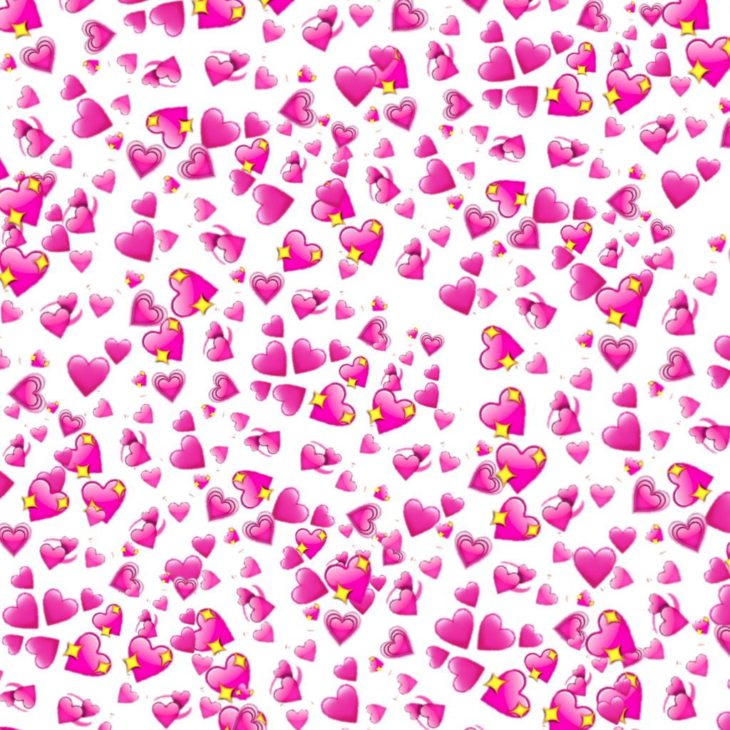 Adesivo Grade Heart Coração Edit Tumblr Picsart (1024x1024), Png Download