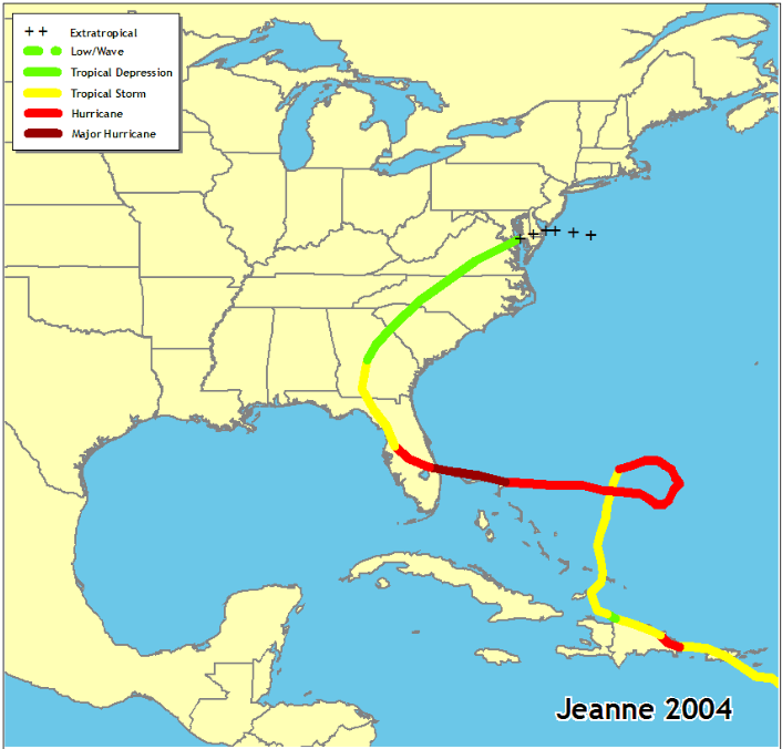 Hurricane Donna (900x675), Png Download