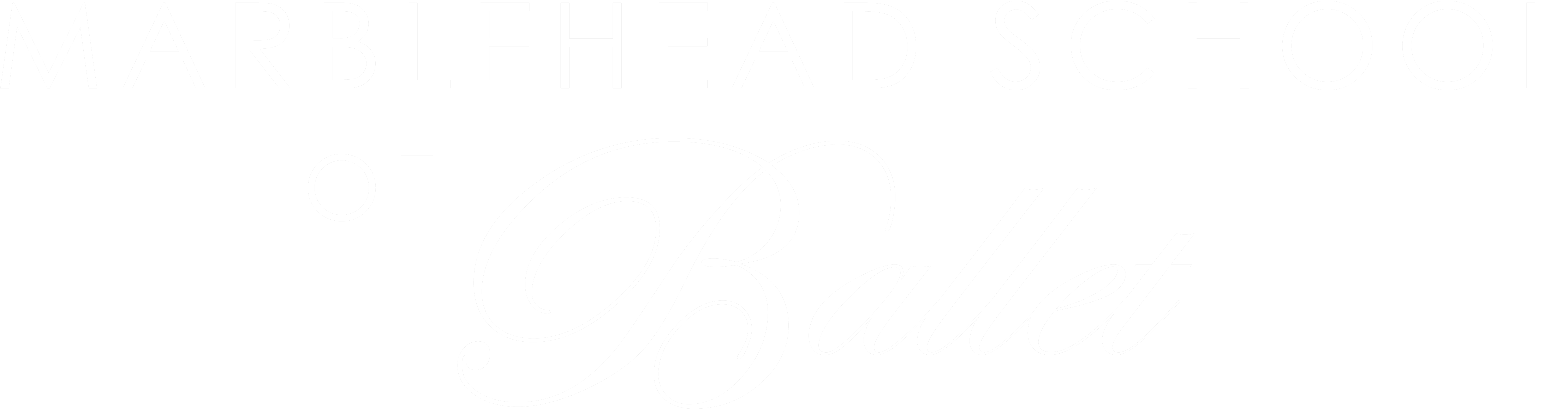 Marblehead School Of Ballet (4544x1243), Png Download